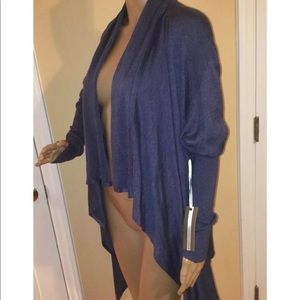 New! Matty m Navy Blue Cardigan sweater Women’s L